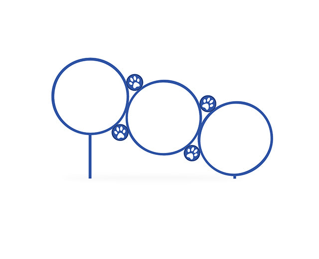 BarkPark Small Hoop Jump - Playful - by BarkPark