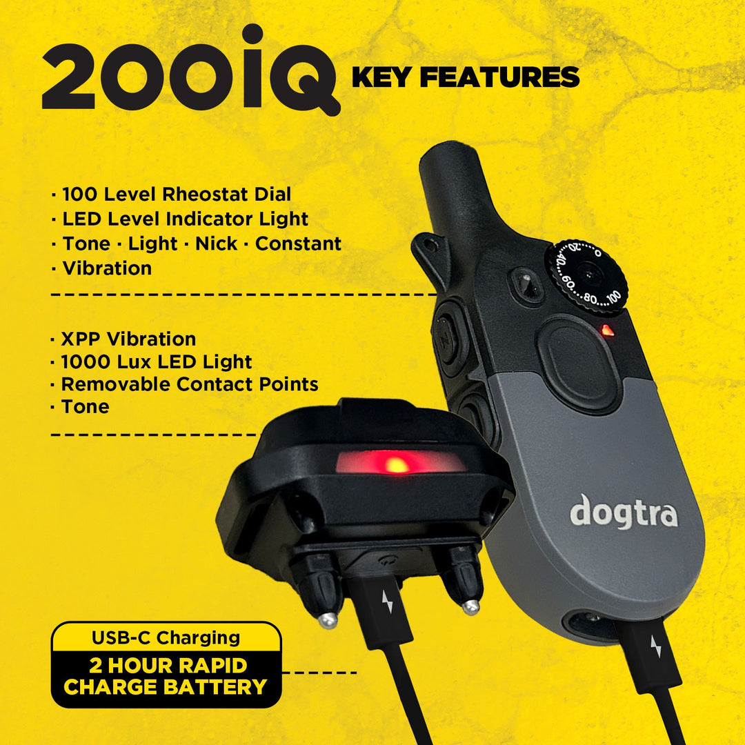 Dogtra 200iQ 1-DOG Unit - - Training collars by Dogtra
