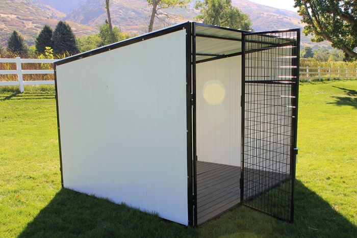 K9 Kennel Store Vinyl Dog Kennel Stall (Basic) - - Dog Kennels & Runs by K9 Kennel Store
