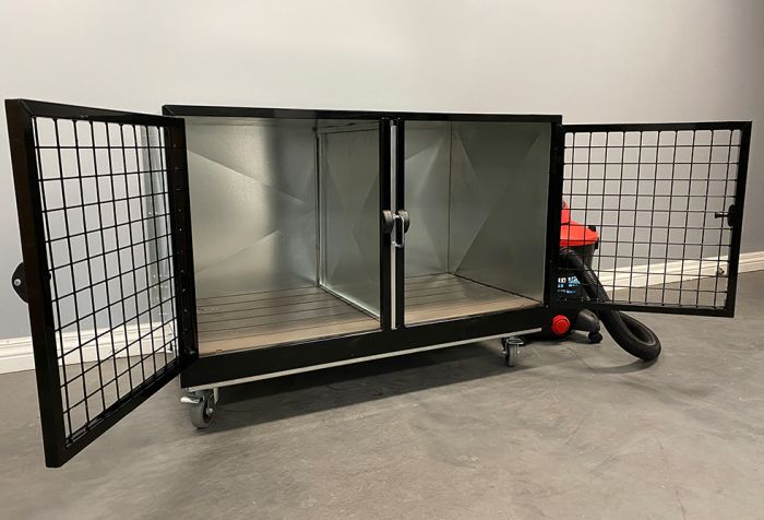 K9 Kennel Store Quick N Clean Galvanized Cage Banks - 1 or 2 Units - Cage Banks by K9 Kennel Store