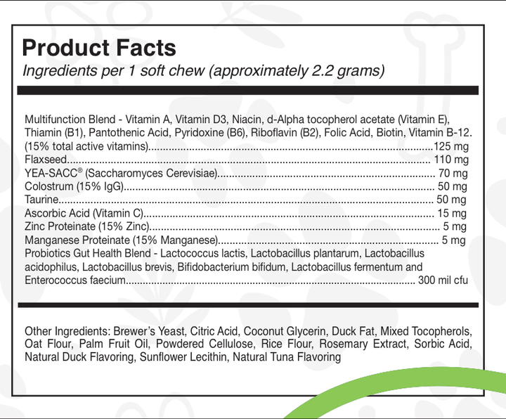 Sanctuary Strength Daily Multivitamin Chews - - by My Dog Sanctuary