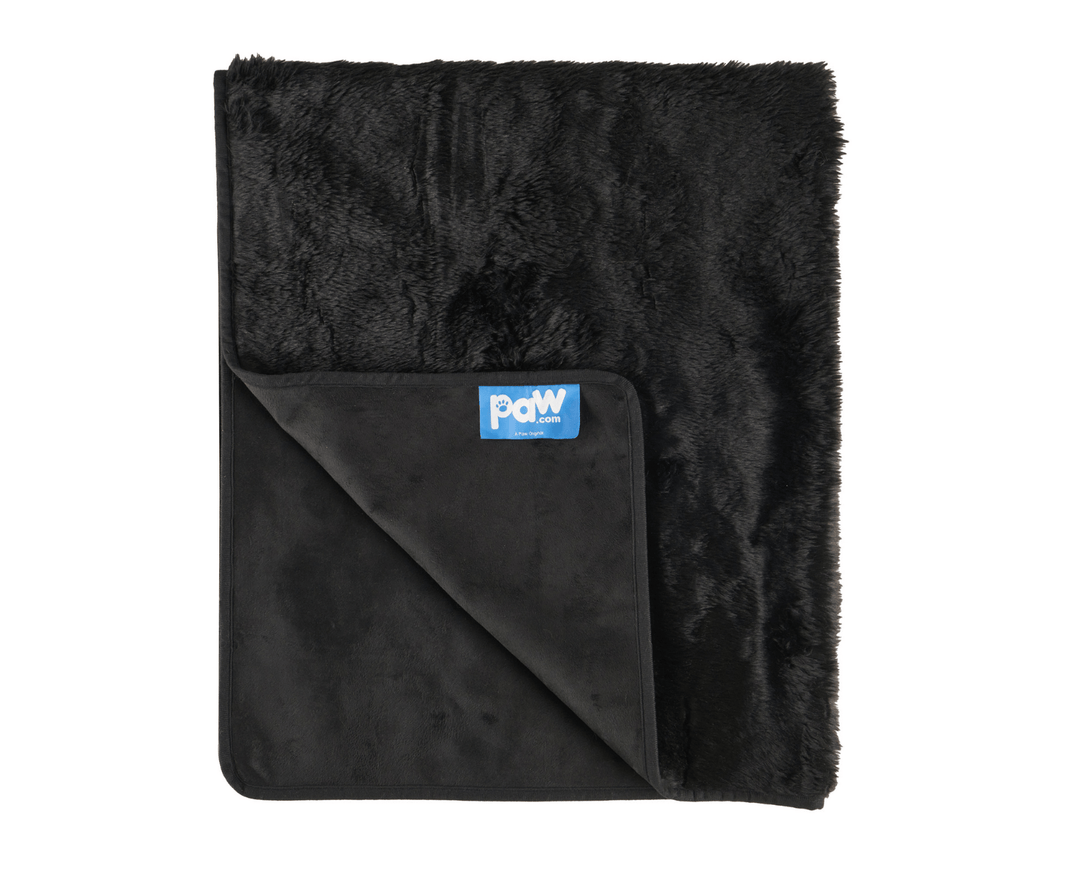 PupProtector™ Short Fur Waterproof Throw Blanket - Midnight Black - - Dog Blanket by Paw.com