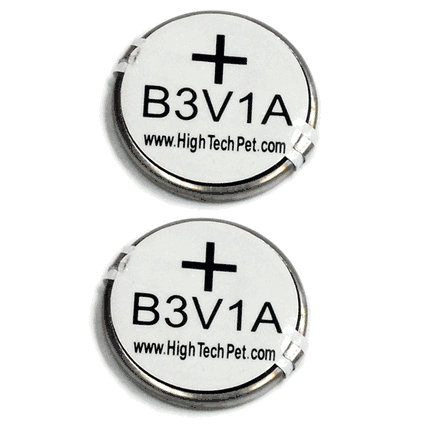 High Tech Pet MS-5 Collar Battery - 2Pack - - by High Tech Pet