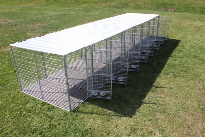 K9 Kennel Store Flat Corrugated Metal Kennel/Run Roof - - Dog Kennels & Runs Accessories by K9 Kennel Store