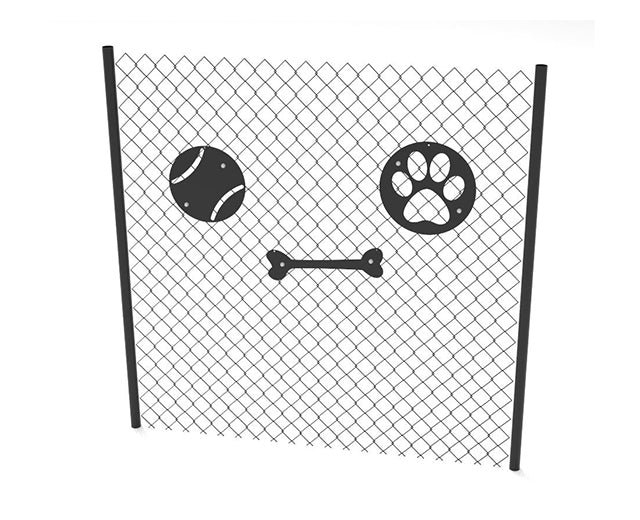 BarkPark Dog Park Fence Hangers - Fun to Play Scene - by BarkPark