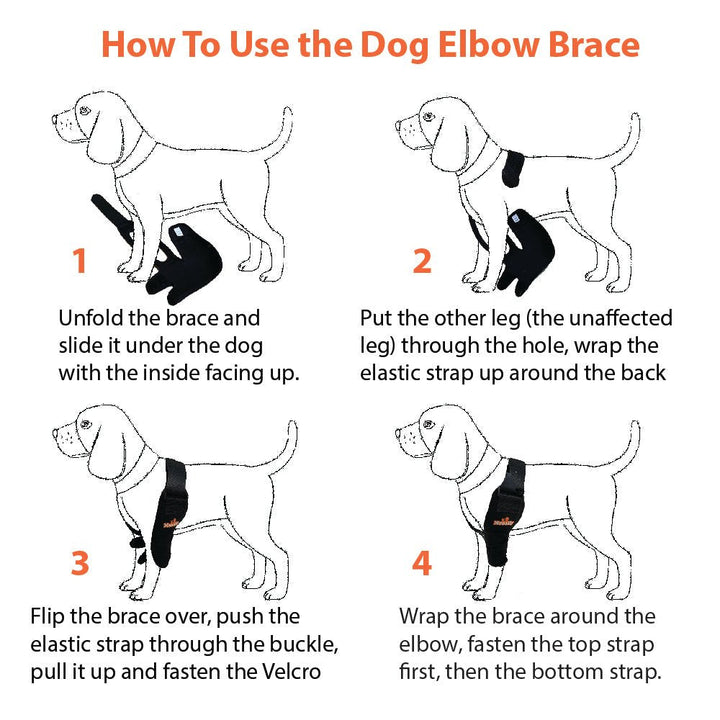 NeoAlly Elbow and Shoulder Brace for Dogs and Cats - Optimal Support for Pet Mobility - - by Neoallypets