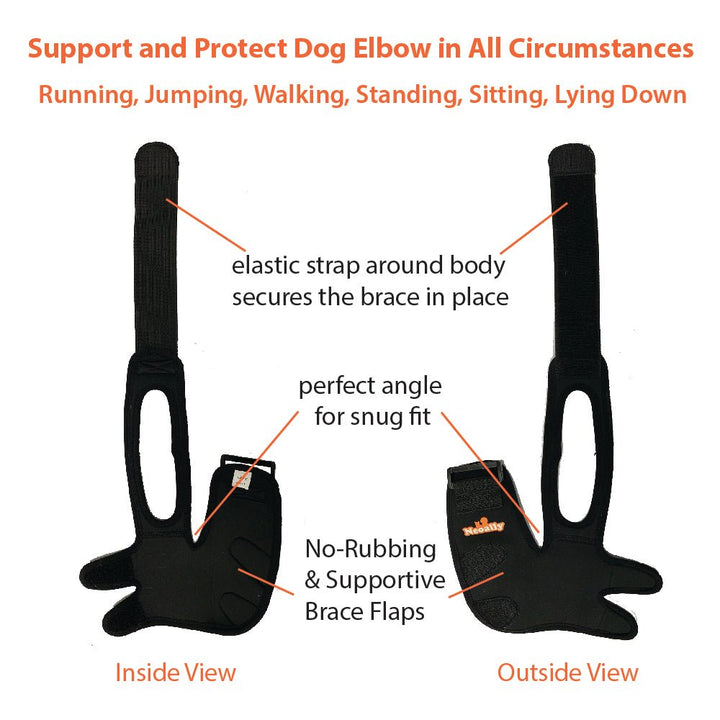 NeoAlly Elbow and Shoulder Brace for Dogs and Cats - Optimal Support for Pet Mobility - - by Neoallypets