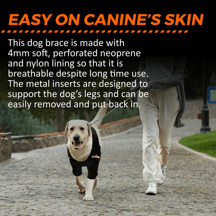 NeoAlly Elbow and Shoulder Brace with Spring Inserts for Dogs and Cats - Enhance Pet Mobility with Optimal Support - - by Neoallypets
