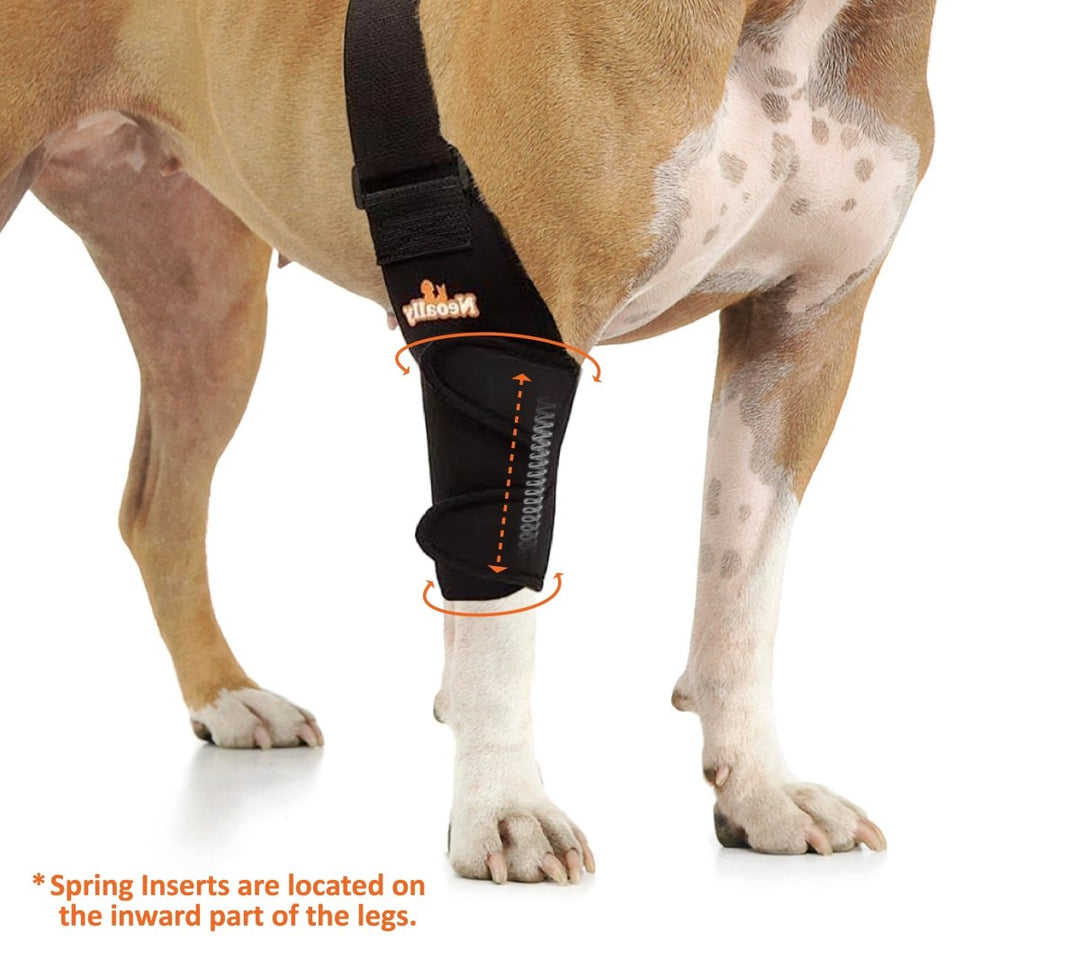 NeoAlly Elbow and Shoulder Brace with Spring Inserts for Dogs and Cats - Enhance Pet Mobility with Optimal Support - - by Neoallypets