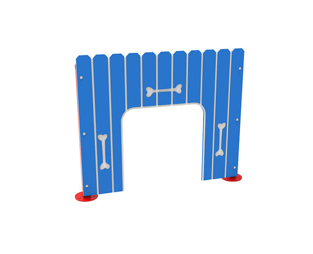 BarkPark Doggie Fence Run - Playful - by BarkPark