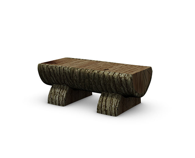 BarkPark Log Bench - - by BarkPark