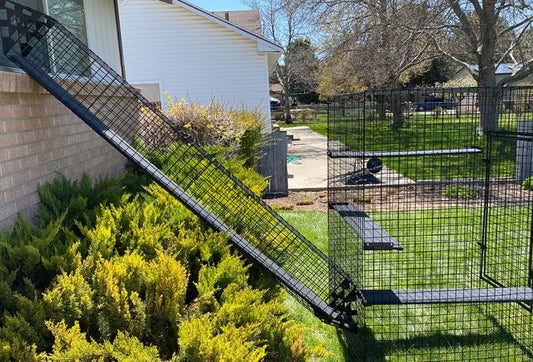 K9 Kennel Store Outdoor Catio Ramp - - Catio by K9 Kennel Store