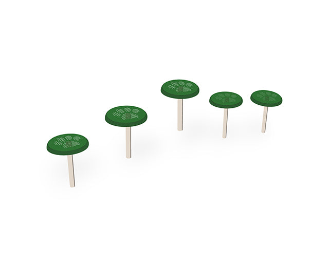 BarkPark Stepping Paws - Natural Set of 5 - by BarkPark