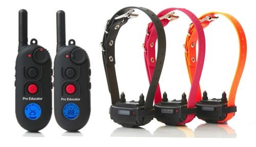 E-Collar PE-903 2T 3-Dog Pro Educator with 2 Transmitters - - Training collars by E-Collar Technologies