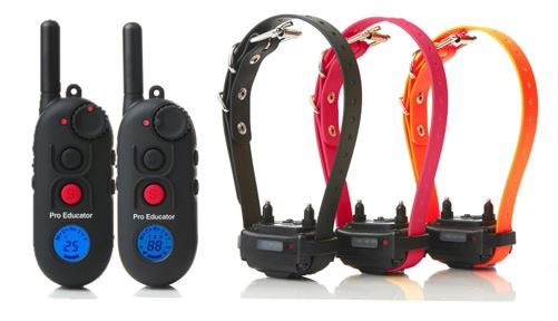 E-Collar PE-903 2T 3-Dog Pro Educator with 2 Transmitters