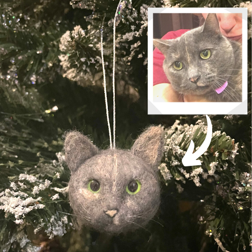 Petsies Custom Felted Pet Ornaments