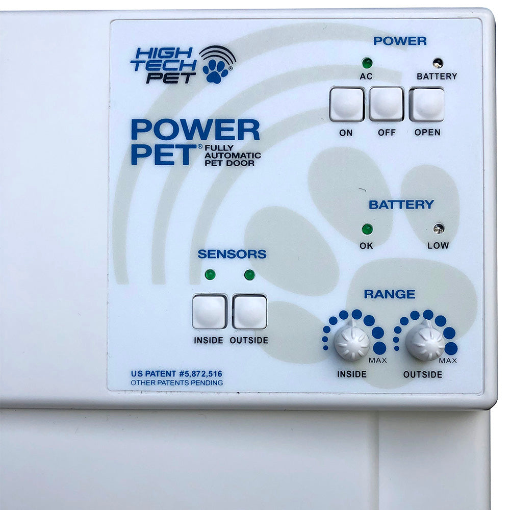 High Tech Pet Power Pet Door - Medium - - Automatic Pet Door by High Tech Pet