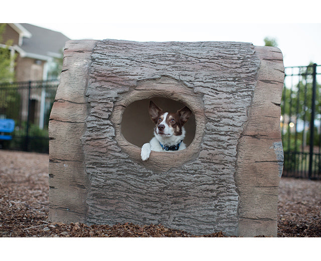 BarkPark Log Tunnel - - by BarkPark