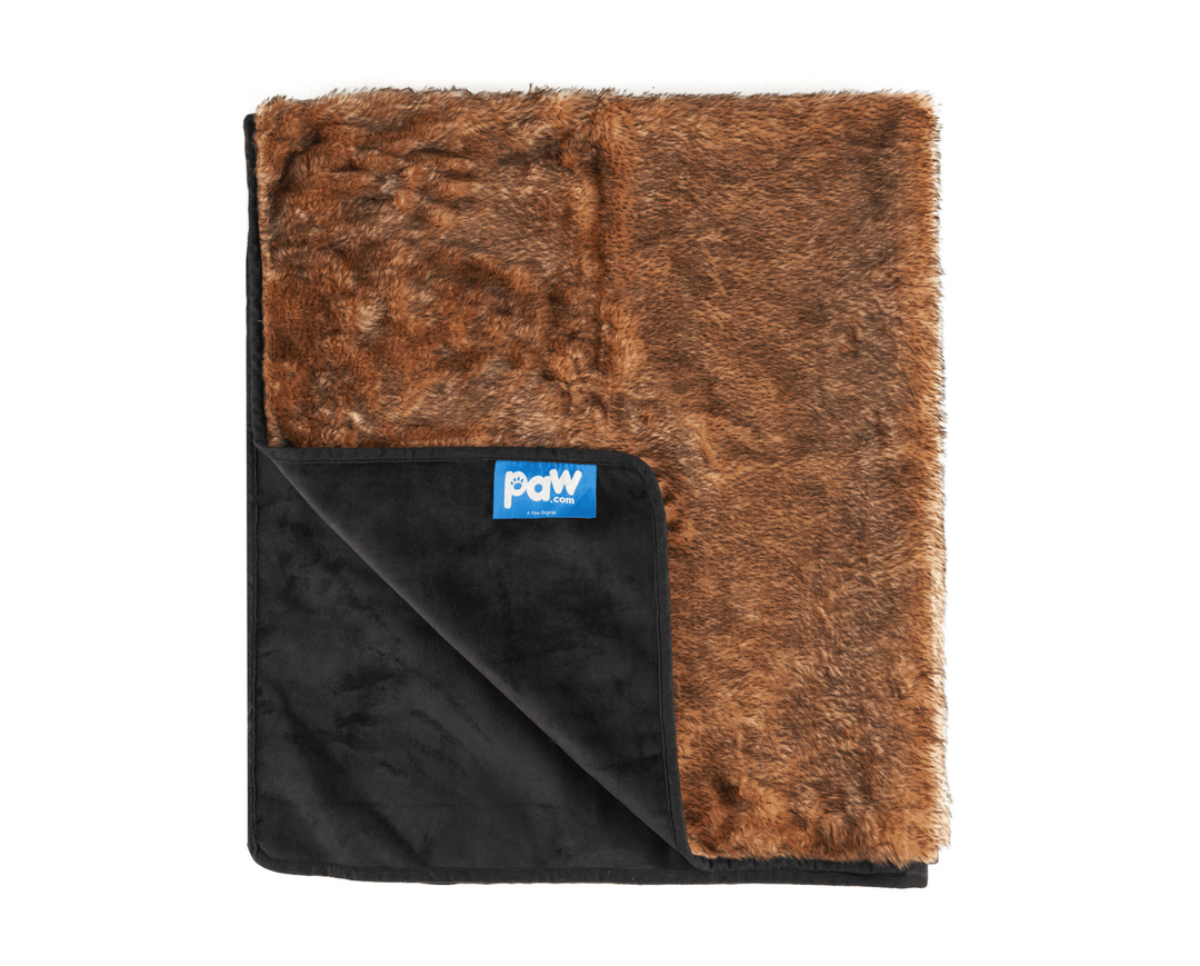 PupProtector™ Short Fur Waterproof Throw Blanket - Sable Tan - - Dog Blanket by Paw.com