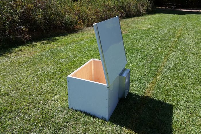 K9 Kennel Store The Cube Aluminum Insulated Dog House 26" Tall - - Dog House by K9 Kennel Store
