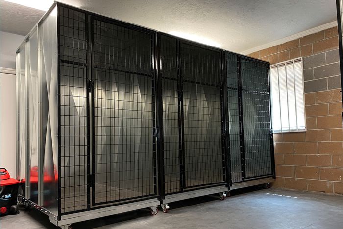 K9 Kennel Store Quick N Clean Galvanized Kennel Pod - - Dog Kennels & Runs by K9 Kennel Store