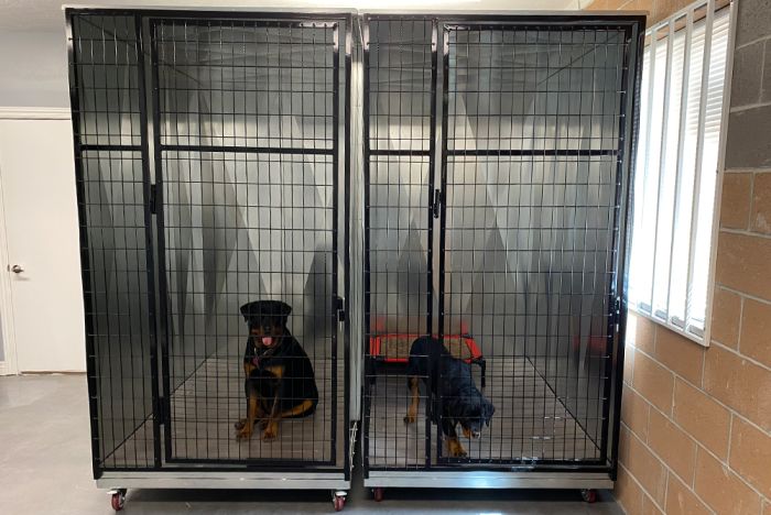 K9 Kennel Store Quick N Clean Galvanized Kennel Pod - - Dog Kennels & Runs by K9 Kennel Store