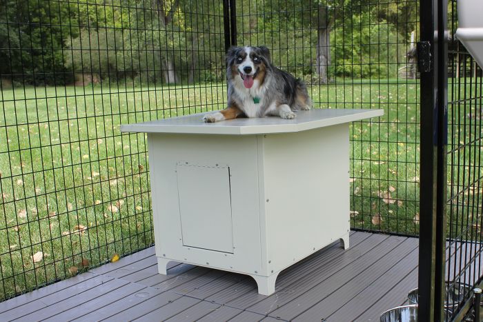 K9 Kennel Store XXL Heavy Duty Powdercoated Metal Large Breed Dog House Den - - Dog House by K9 Kennel Store