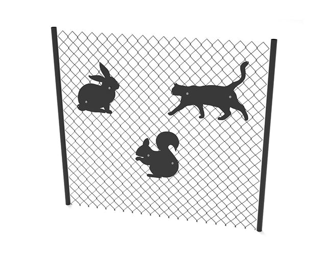 BarkPark Dog Park Fence Hangers - Fun to Chase Scene - by BarkPark