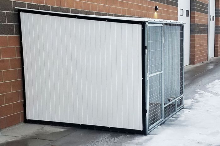 K9 Kennel Store Multiple Vinyl No Back Dog Kennels x2 - - Dog Kennels & Runs by K9 Kennel Store