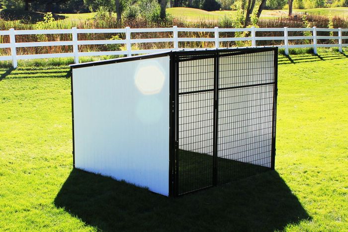 K9 Kennel Store Vinyl Dog Kennel Stall (Basic) - - Dog Kennels & Runs by K9 Kennel Store