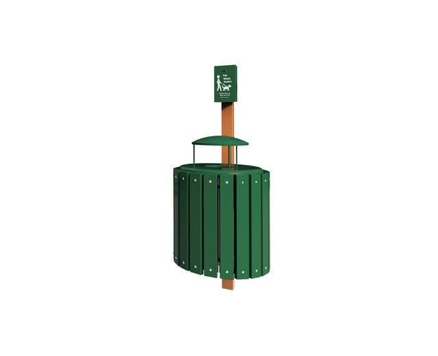 BarkPark Recycled Pet Waste Station - Natural - by BarkPark