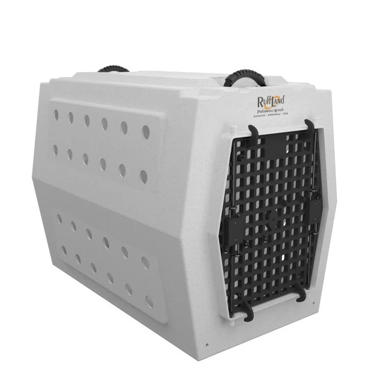 RuffLand Large Kennel - Whitestone 2.0 Single Door - Dog crates by Ruff Land Performance Kennels