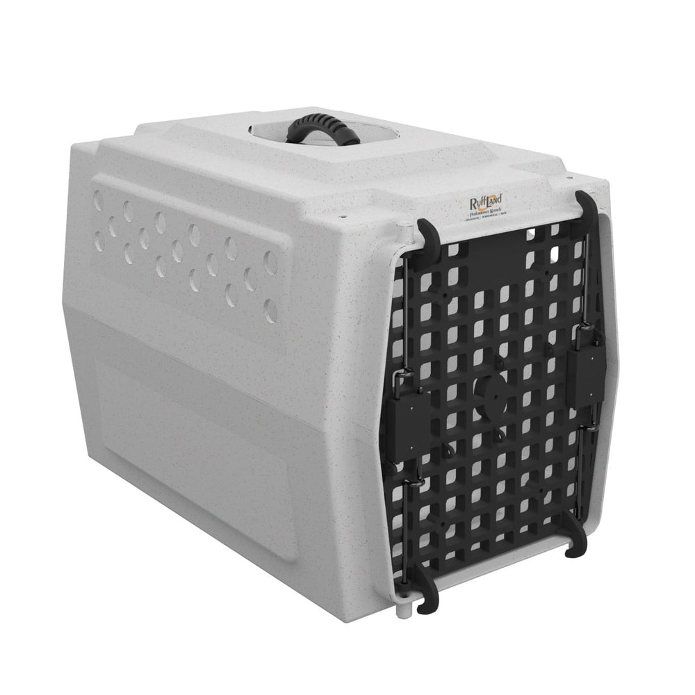 RuffLand Mid-Size Kennel - Whitestone 2.0 - Dog crates by Ruff Land Performance Kennels