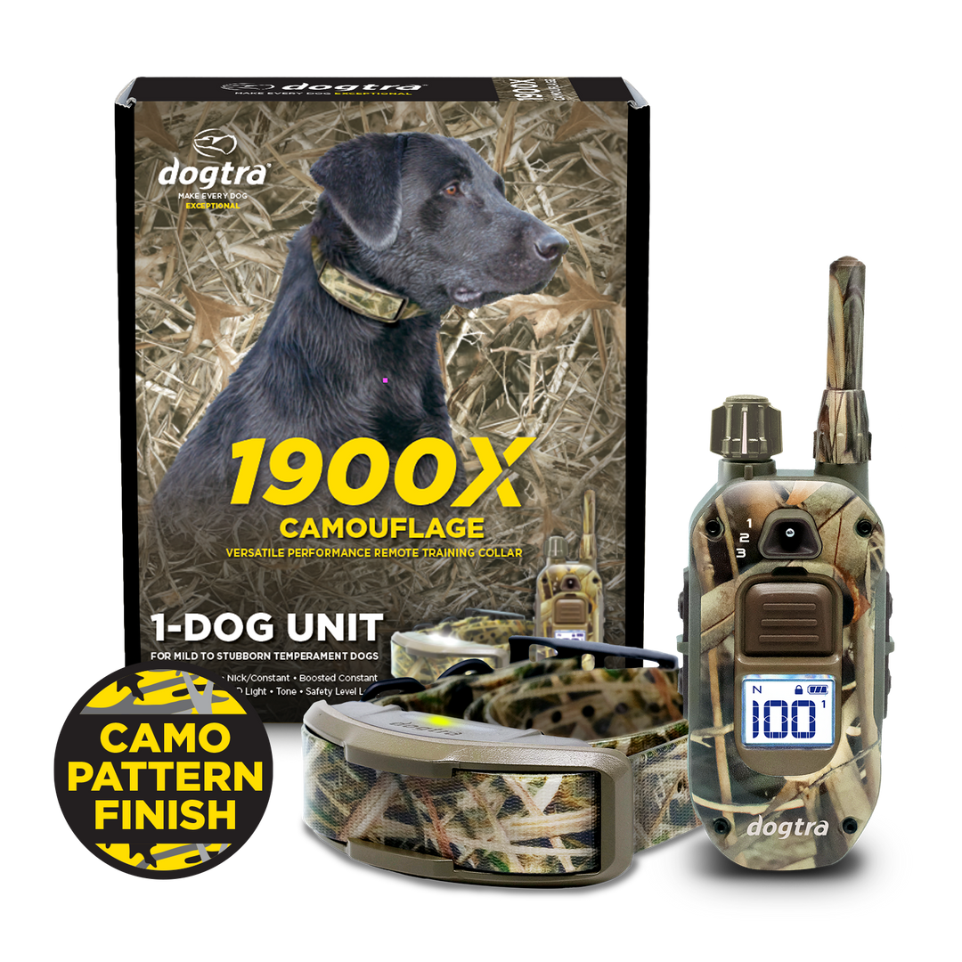 Dogtra 1900X Camouflage 1-Dog Unit E-Collar - - by Dogtra