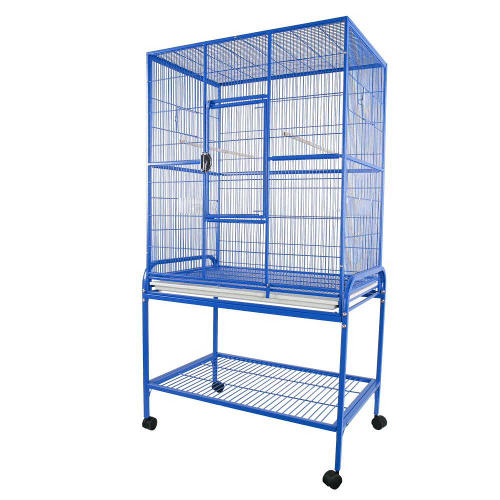 A&E Flight Cage & Stand - Blue - Bird cages by A&E