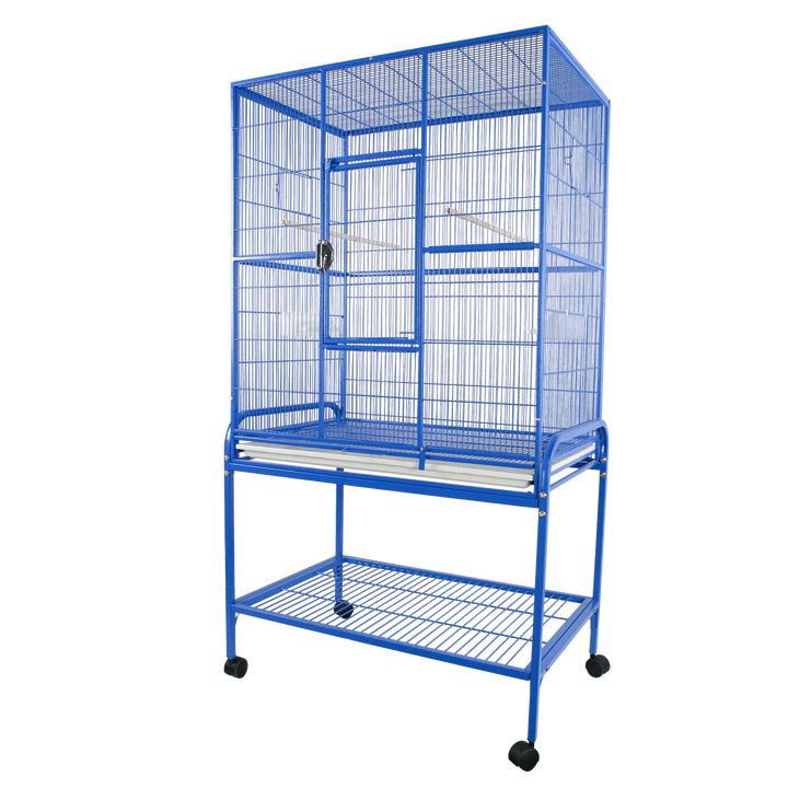 A&E Flight Cage & Stand - Blue - Bird cages by A&E