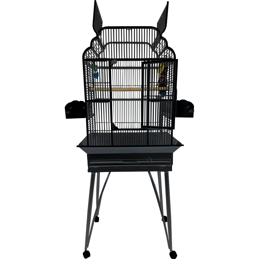 A&E Small Victorian Open Top - Black - Bird cage by A&E