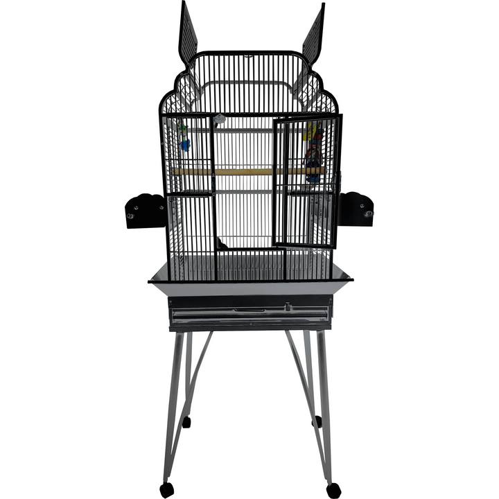 A&E Small Victorian Open Top - Platinum - Bird cage by A&E