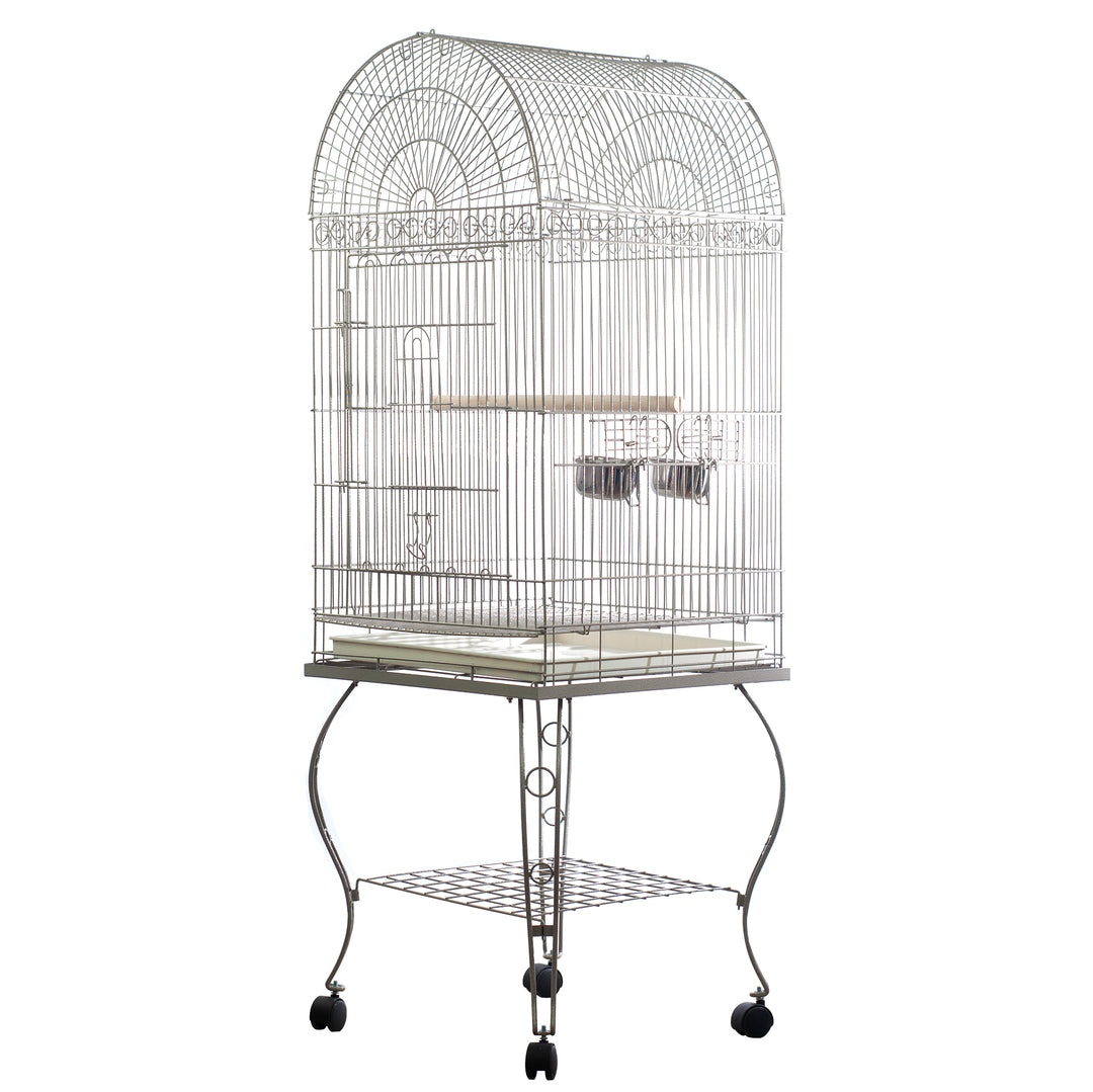 A&E Economy Dome Top Cage - Platinum - Bird cages by A&E