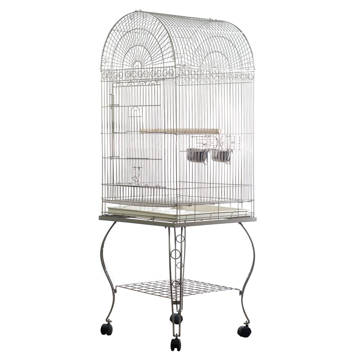 A&E Economy Dome Top Cage - Platinum - Bird cages by A&E