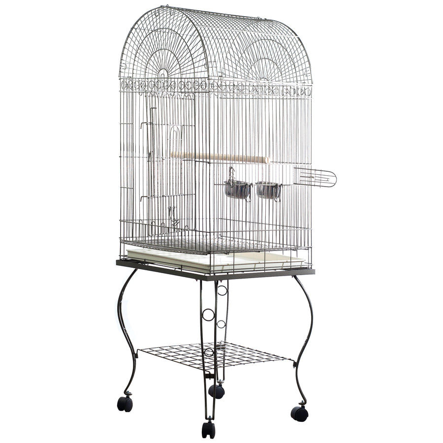A&E Economy Dome Top Cage - White - Bird cages by A&E