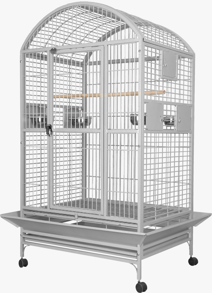 A&E Extra Large Dome Top Bird Cage - White - Bird cages by A&E