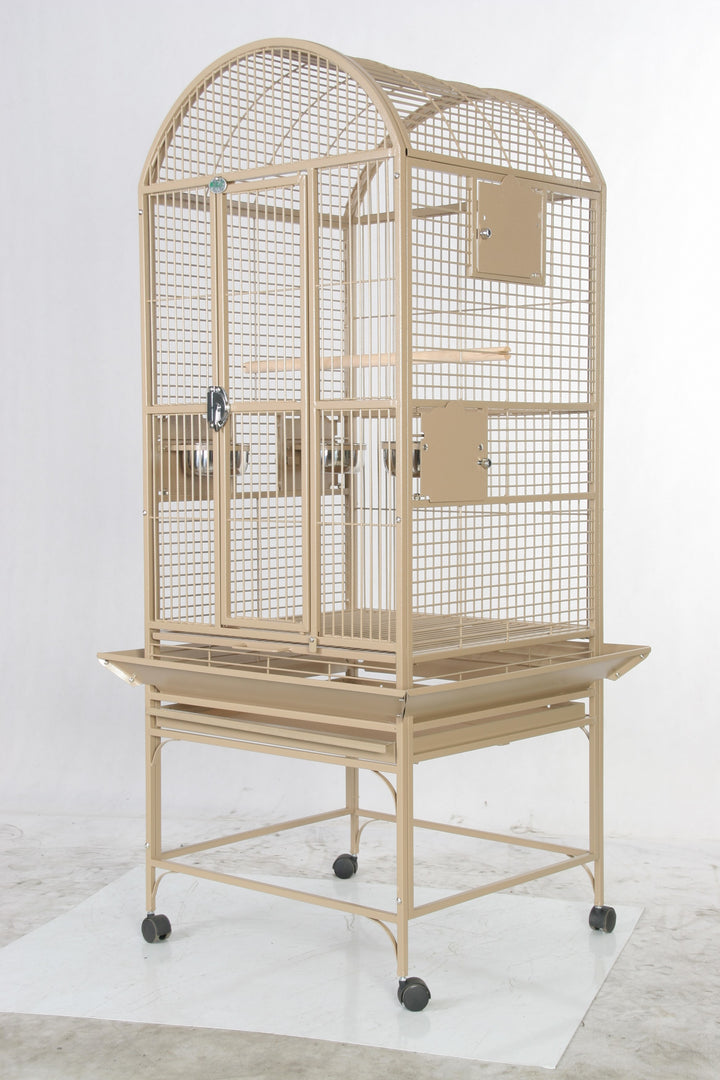 A&E Medium Dome Top Bird Cage - Sandstone - Bird cages by A&E