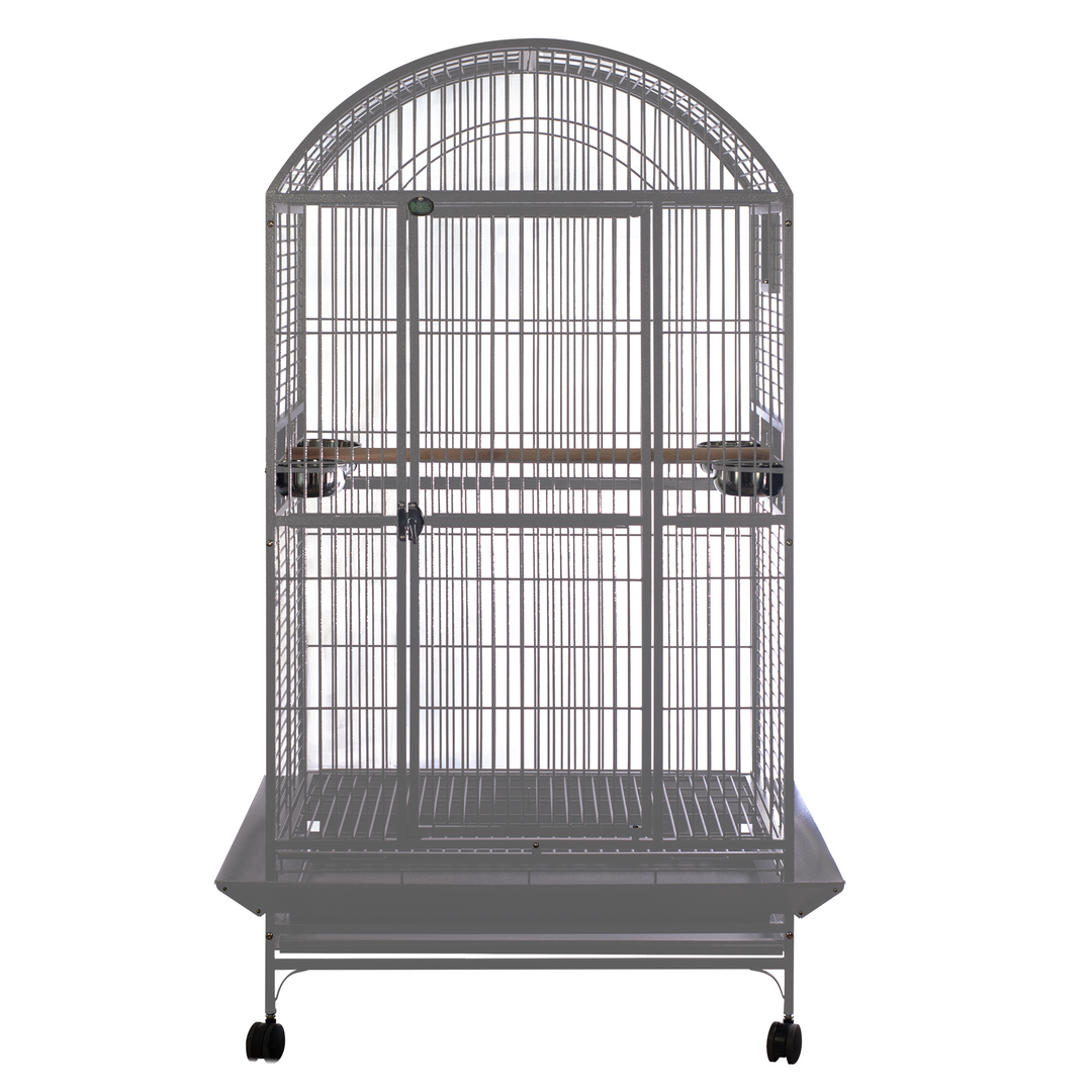 A&E Extra Large Dome Top Bird Cage - Platinum - Bird cages by A&E
