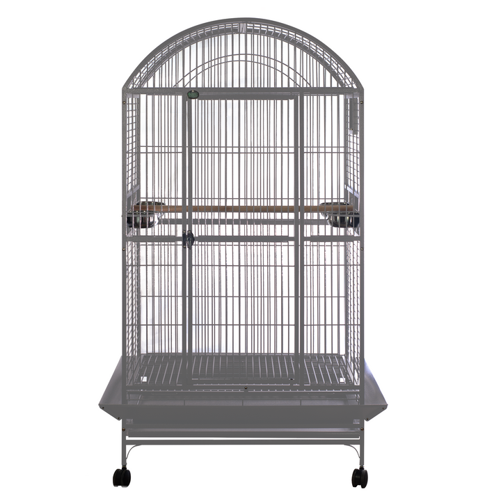 A&E Extra Large Dome Top Bird Cage - Platinum - Bird cages by A&E
