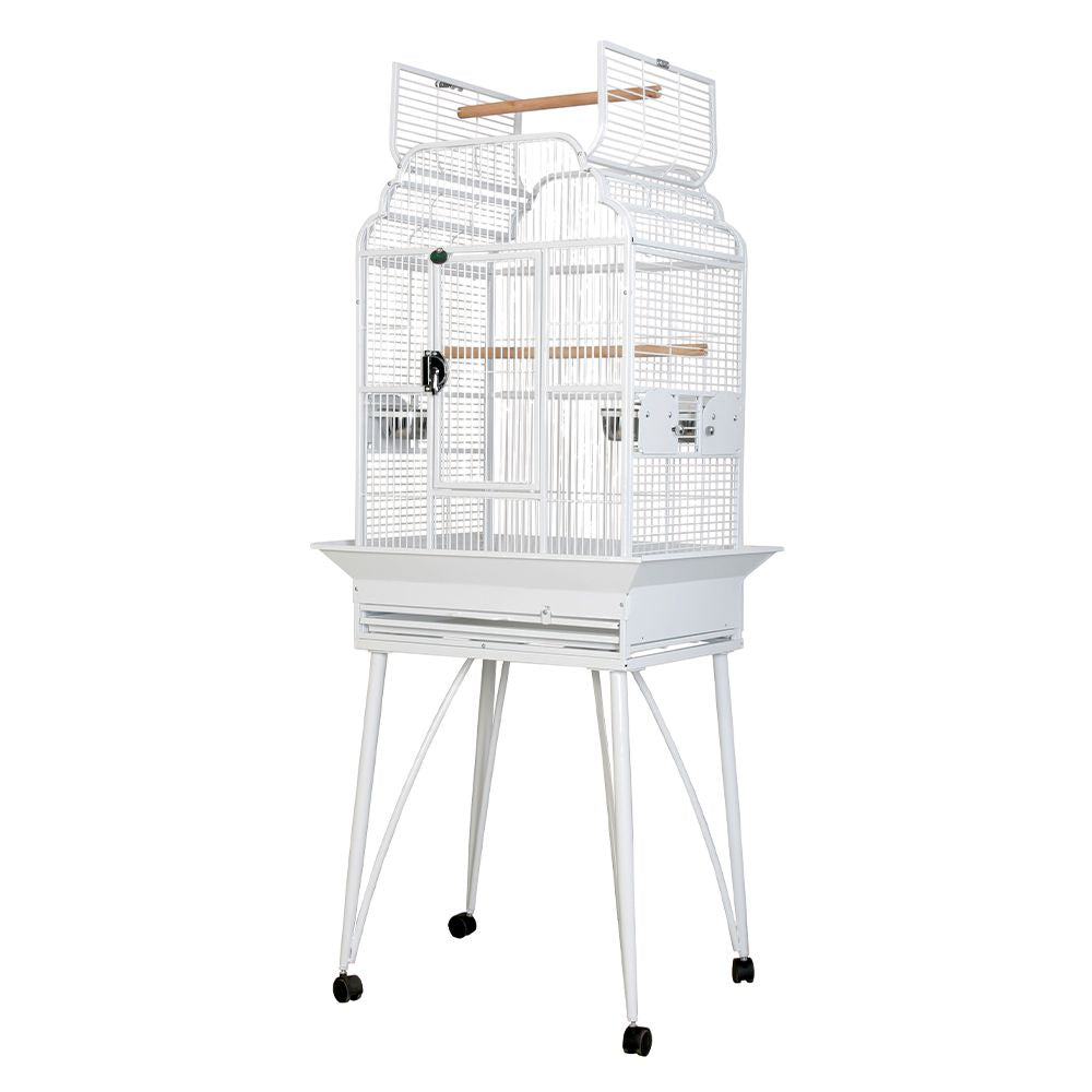 A&E Medium Victorian Open Top - White - Bird cages by A&E