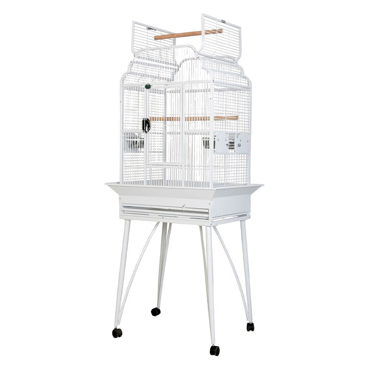 A&E Medium Victorian Open Top - White - Bird cages by A&E