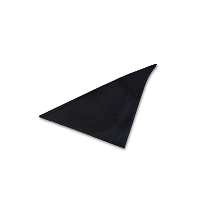 Dog Bandana - SMALL - 20" Black - by HappypetHQ