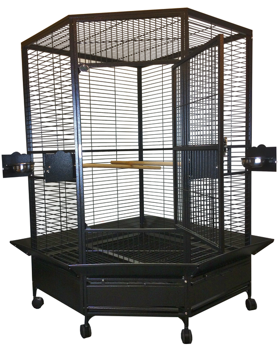 A&E Extra-Large Corner Bird Cage