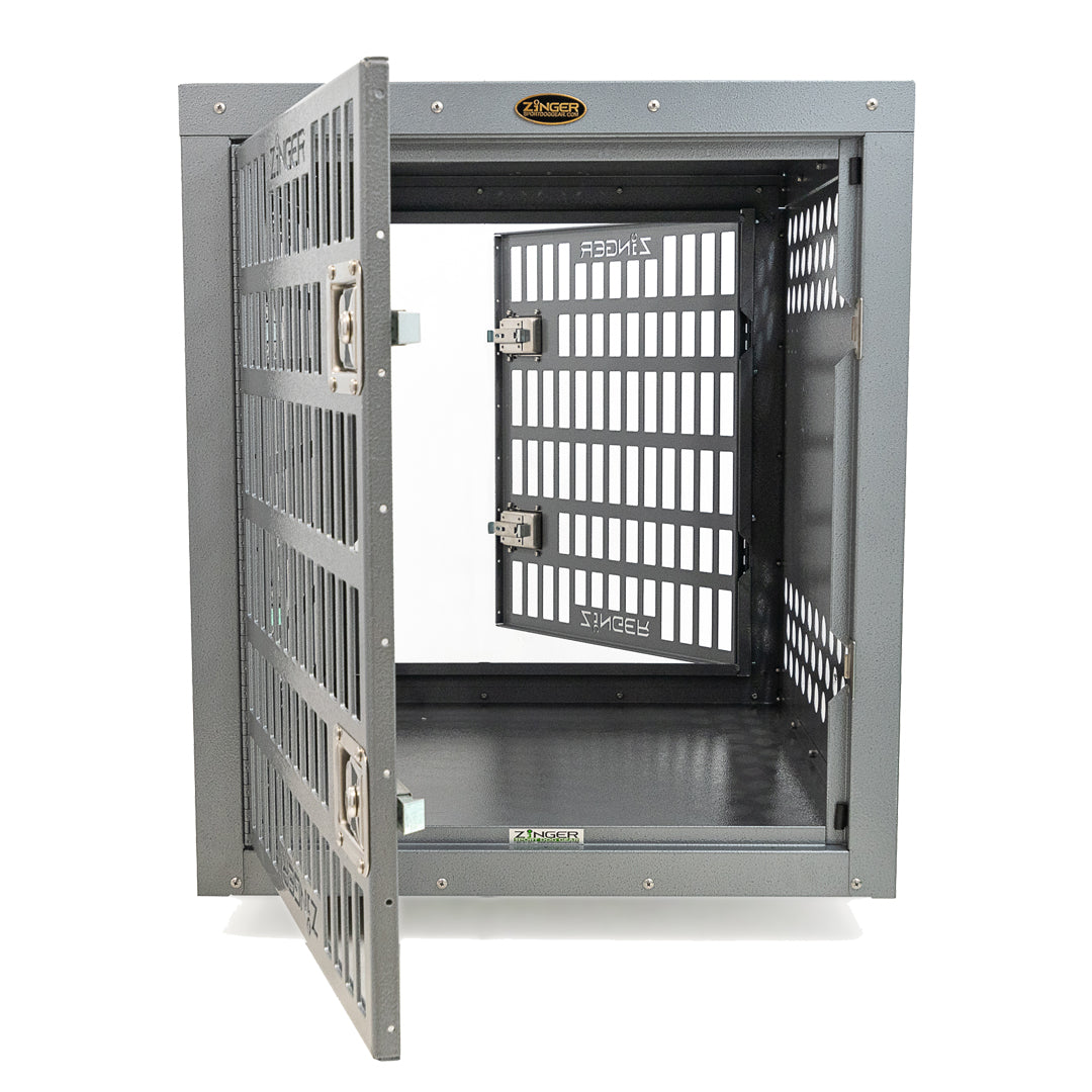 Zinger Deluxe Crate - Front/Back Entry - 6000 - Dog crates by Zinger
